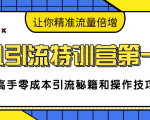 卓凡引流特训营第一期：高手零成本引流秘籍和操作技巧，让你精准流量倍增-ANQUYE-HENHENLU-26UUU[首页]