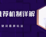 B站推荐机制详解，利用推荐系统反哺自身，视频关键词霸屏玩法（共2节视频）-ANQUYE-HENHENLU-26UUU[首页]