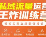 私域流量运营王炸训练营：全网引流+裂变涨粉+私域运营+高效成交-ANQUYE-HENHENLU-26UUU[首页]