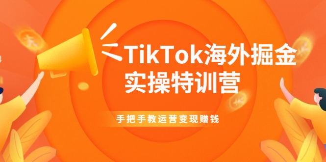 TikTok海外掘金实操特训营：手把手教运营变现赚钱-ANQUYE-HENHENLU-26UUU[首页]