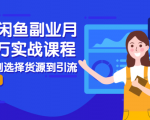 2021闲鱼副业月入过万实战课程：从开店到选择货源到引流，全程实战教学-ANQUYE-HENHENLU-26UUU[首页]