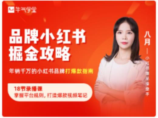 品牌小红书掘金攻略，年销千万的小红书品牌打爆款指南-ANQUYE-HENHENLU-26UUU[首页]