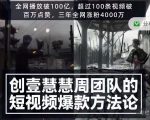 创壹慧慧周短视频爆款方法论，让你快速入门、少走弯路、节省试错成本-ANQUYE-HENHENLU-26UUU[首页]
