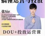 张sir的dou+投放运营课：搞懂运营与投放，全面提升账号的流量运营效率-ANQUYE-HENHENLU-26UUU[首页]