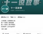 十一说故事·故事性中视频，观众快速共鸣从而快速变现的中视频玩法-ANQUYE-HENHENLU-26UUU[首页]