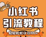 小红书运营引流全系列课程，每天引流100精准粉-ANQUYE-HENHENLU-26UUU[首页]