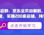 贝千电商店群：京东全类目解析，京东店群专业运营，实操200家店铺，纯实战经验-ANQUYE-HENHENLU-26UUU[首页]