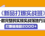 凌童《新品打爆实战班》,一套完整的实操实战落地方法，打爆链接超2000+（28节课)-ANQUYE-HENHENLU-26UUU[首页]