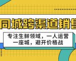 同城跨渠道销售，专注生鲜领域，一人运营一座城，避开价格战-ANQUYE-HENHENLU-26UUU[首页]
