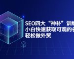 SEO四大“神补”训练营，小白快速获取可观的谷歌流量，轻松做外贸-ANQUYE-HENHENLU-26UUU[首页]