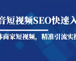 抖音短视频Seo搜索排名优化新手快速入门教程，实体商家短视频，精准引流实操课-ANQUYE-HENHENLU-26UUU[首页]