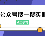 公众号搜一搜实训，收录与恢复收录、 排名优化黑科技，附送工具（价值998元）-ANQUYE-HENHENLU-26UUU[首页]