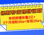 21天视频号变现特训营：单视频播放量2亿+3个月涨粉30w+变现20w+（第14期）-ANQUYE-HENHENLU-26UUU[首页]