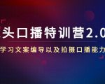 镜头口播特训营2.0版，学习文案编导以及拍摄口播能力（50节课时）-ANQUYE-HENHENLU-26UUU[首页]