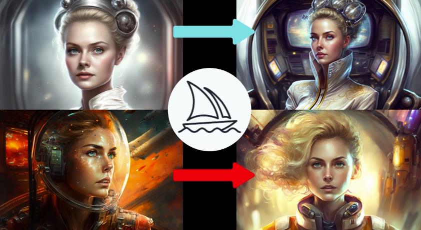 Midjourney V4实现连续性的人物创作：漫画，故事，动画操作教程参数设置-ANQUYE-HENHENLU-26UUU[首页]