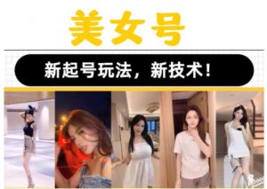 2023抖音快手短视频美女号课程制作玩法教程，美女号搬运新起号玩法，新技术（素材+教程）-ANQUYE-HENHENLU-26UUU[首页]