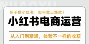 红商学院·小红书电商运营课，​新手做小红书如何快速做出爆款，从入门到精通，体验不一样的收货-ANQUYE-HENHENLU-26UUU[首页]