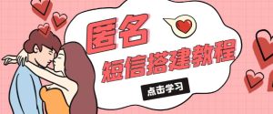 外面收费998的匿名短信发送网站搭建教程，可自用可售卖【网站源码+详细教程】-ANQUYE-HENHENLU-26UUU[首页]