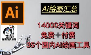 AI绘画汇总14000关键词+35个国内AI绘画工具（兔费+付费）头像壁纸不用愁-ANQUYE-HENHENLU-26UUU[首页]