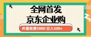 3月最新京东企业购教程，小白可做单人日利润500+撸货项目（仅揭秘）-ANQUYE-HENHENLU-26UUU[首页]