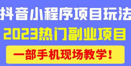 抖音小程序9.0新技巧，2023热门副业项目，动动手指轻松变现-ANQUYE-HENHENLU-26UUU[首页]