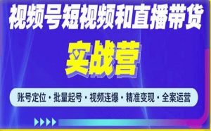 2023最新微信视频号引流和变现全套运营实战课程，小白也能玩转视频号短视频和直播运营-ANQUYE-HENHENLU-26UUU[首页]