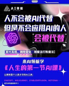 AI领航-人生第一节AI课，拉开你与普通工作者的距离！30位AI领域极客，汇集1000小时Al心得-ANQUYE-HENHENLU-26UUU[首页]