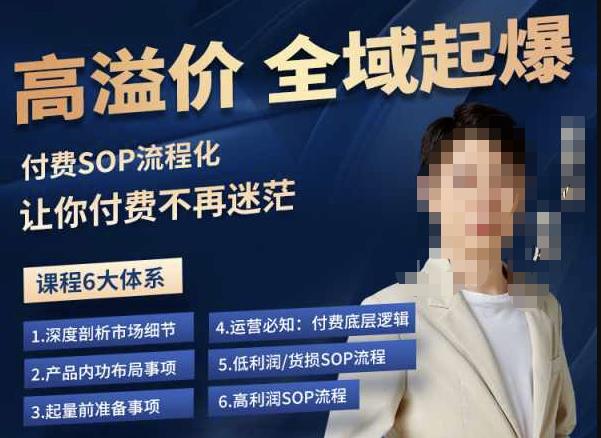 逸风-拼多多高溢价全域起爆，6大课程体系，付费玩法全套实操-ANQUYE-HENHENLU-26UUU[首页]