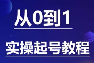 石野·小白起号实操教程，​掌握各种起号的玩法技术，了解流量的核心-ANQUYE-HENHENLU-26UUU[首页]