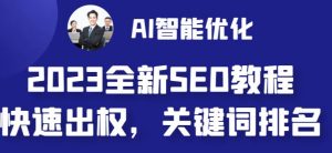 2023最新网站AI智能优化SEO教程，简单快速出权重，AI自动写文章+AI绘画配图-ANQUYE-HENHENLU-26UUU[首页]
