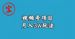 宝哥视频号无货源带货视频月入3w，详细复盘拆解-ANQUYE-HENHENLU-26UUU[首页]