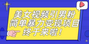价值3980的男粉暴力引流变现项目，一部手机简单操作，新手小白轻松上手，每日收益500+【揭秘】-ANQUYE-HENHENLU-26UUU[首页]