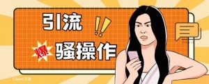最新引流骚操作，单账号日引50-100，简单粗暴，适合于小白各行各业都可以进行操作，精准粉丝加到爆-ANQUYE-HENHENLU-26UUU[首页]
