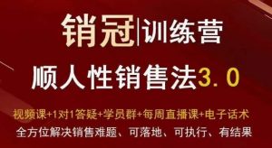 爆款！销冠训练营3.0之顺人性销售法，全方位解决销售难题、可落地、可执行、有结果-ANQUYE-HENHENLU-26UUU[首页]