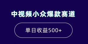 中视频小众爆款赛道，7天涨粉5万+，小白也能无脑操作，轻松月入上万【揭秘】-ANQUYE-HENHENLU-26UUU[首页]