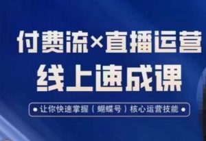 视频号付费流实操课程，付费流✖️直播运营速成课，让你快速掌握视频号核心运营技能-ANQUYE-HENHENLU-26UUU[首页]