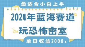 2024年蓝海赛道玩恐怖密室日入2000+，无需露脸，不要担心不会玩游戏，小白直接上手，保姆式教学【揭秘】-ANQUYE-HENHENLU-26UUU[首页]