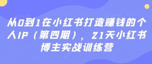 从0到1在小红书打造赚钱的个人IP（第四期），21天小红书博主实战训练营-ANQUYE-HENHENLU-26UUU[首页]