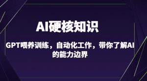 AI硬核知识-GPT喂养训练，自动化工作，带你了解AI的能力边界（10节课）-ANQUYE-HENHENLU-26UUU[首页]