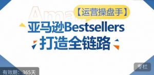 运营操盘手！亚马逊Bestsellers打造全链路，选品、Listing、广告投放全链路进阶优化-ANQUYE-HENHENLU-26UUU[首页]