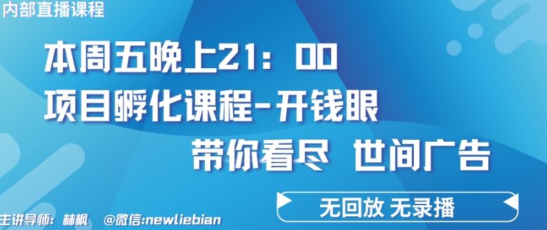 4.26日内部回放课程《项目孵化-开钱眼》赚钱的底层逻辑【揭秘】-ANQUYE-HENHENLU-26UUU[首页]