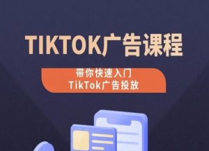 TikTok广告投放课程，从0-1实操课，带你快速入门TikTok广告投放-ANQUYE-HENHENLU-26UUU[首页]