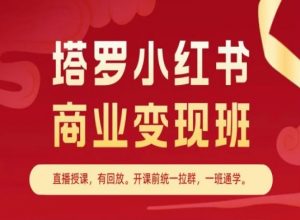 塔罗小红书商业变现班，小红书变现教程-ANQUYE-HENHENLU-26UUU[首页]