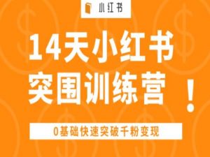 14天小红书突围训练营 ，0基础快速突破千粉变现-ANQUYE-HENHENLU-26UUU[首页]