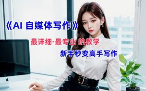 AI自媒体文章创作全网最详细教程，新手秒变写作高手，多方位发展-ANQUYE-HENHENLU-26UUU[首页]