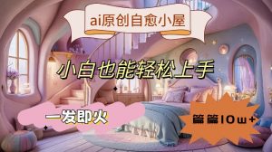 ai原创治愈小屋，小白也能轻松上手，一发即火，篇篇10w+【揭秘】-ANQUYE-HENHENLU-26UUU[首页]