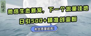 微信生态新宠小绿书：下一个流量洼地，日引500+精准创业粉，粉丝质量超高-ANQUYE-HENHENLU-26UUU[首页]