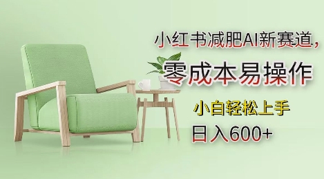 小红书减肥AI新赛道，零成本易操作，日入多张，小白轻松上手【揭秘】-ANQUYE-HENHENLU-26UUU[首页]