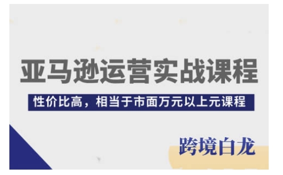 亚马逊运营实战课程，亚马逊从入门到精通，性价比高，相当于市面万元以上元课程-ANQUYE-HENHENLU-26UUU[首页]