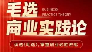 毛选商业实践论，读透《毛选》掌握创业必胜密匙-ANQUYE-HENHENLU-26UUU[首页]